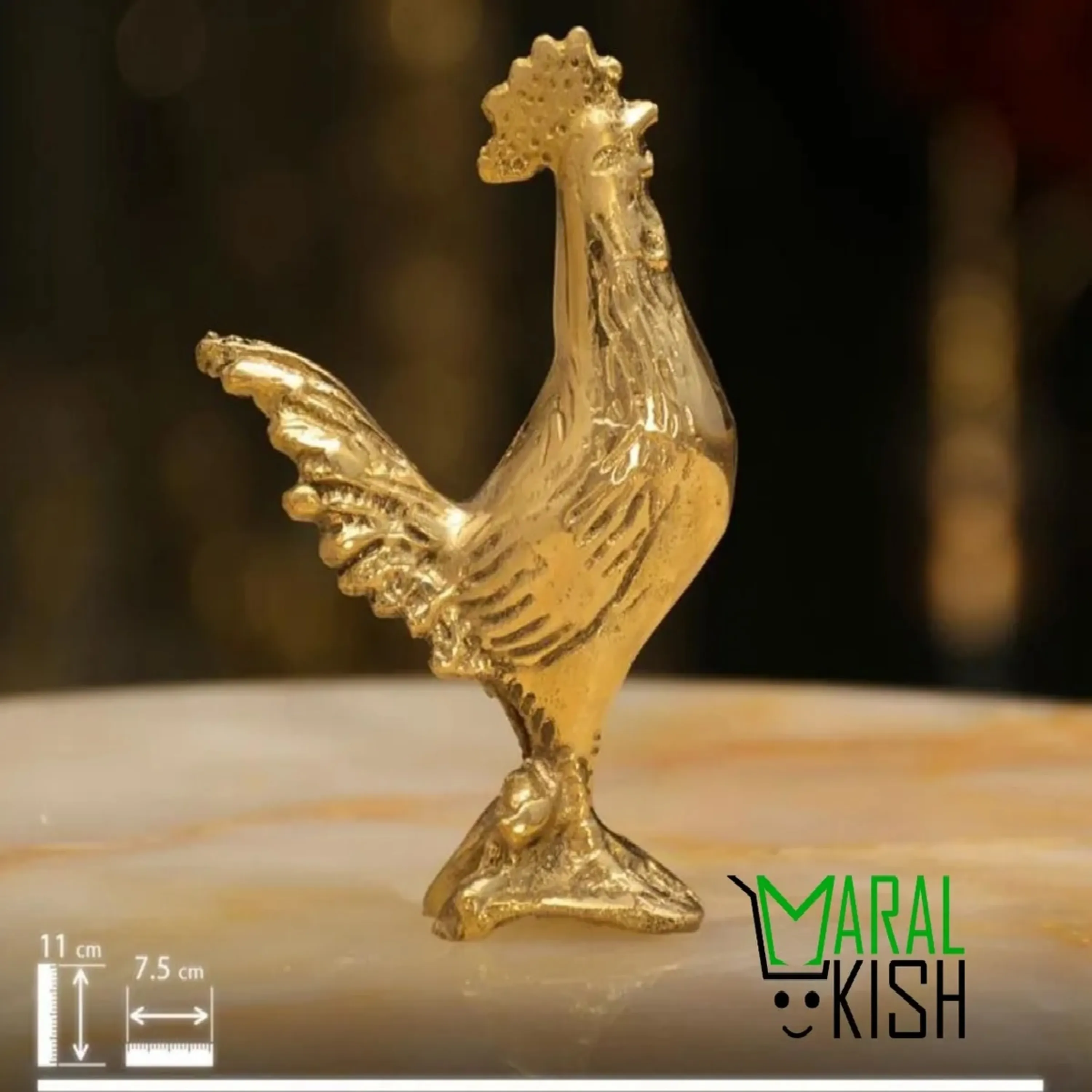 خروس کوچک برنجی